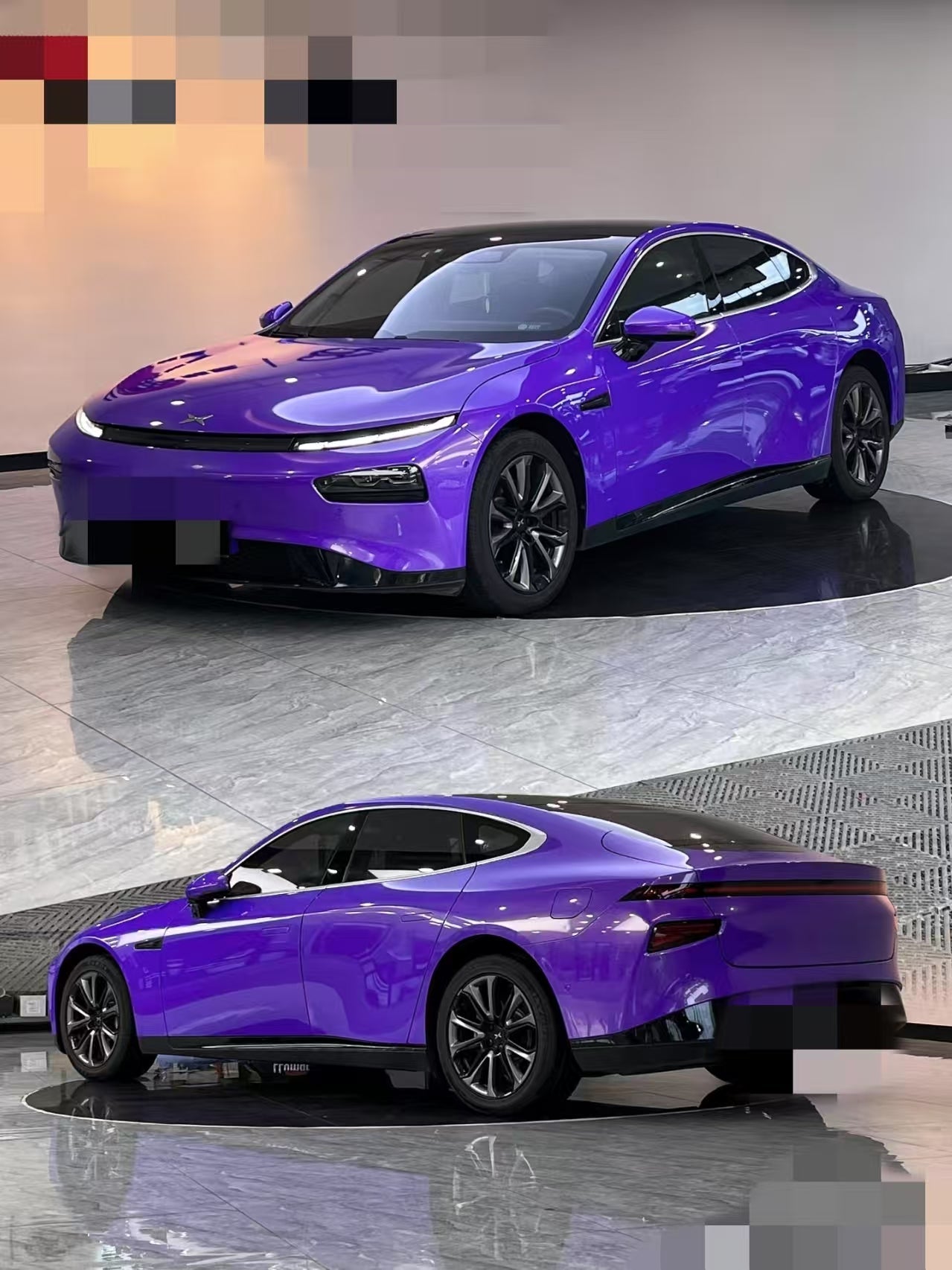 Purple Car Wrap
