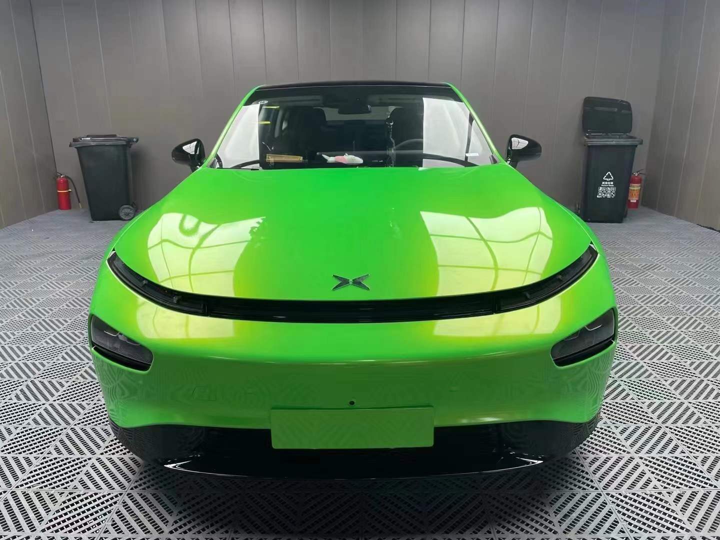 PET Iridescent Apple Green