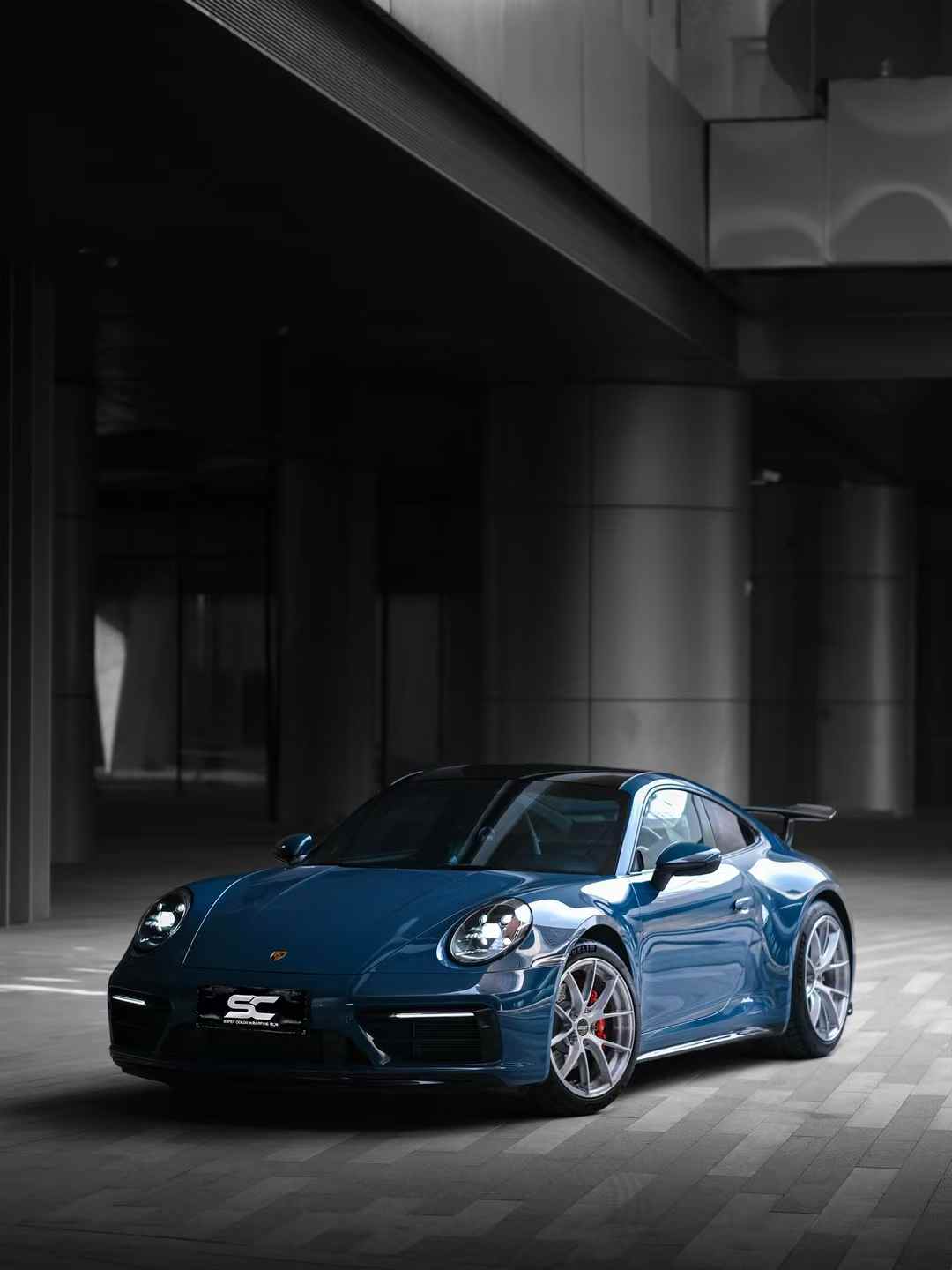 PET Porsche Deep Blue