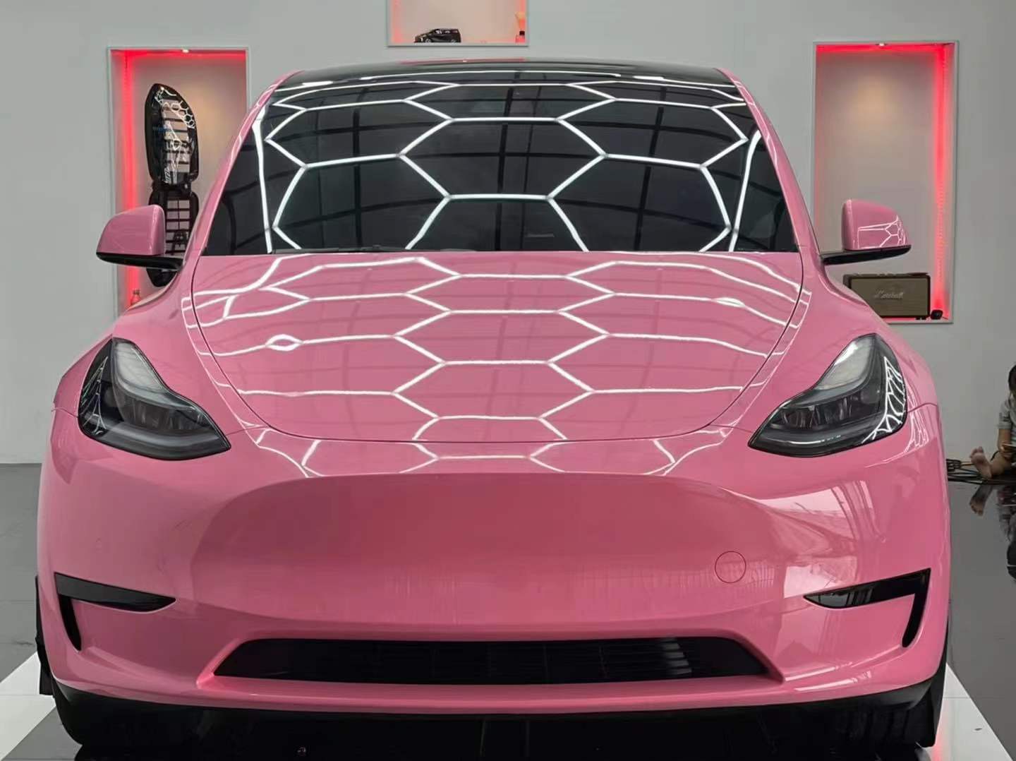 PET Pink Red